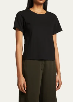AMO DenimClassic Cotton Short-Sleeve Crewneck Tee