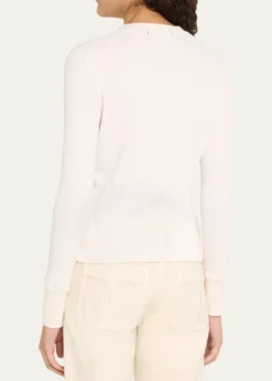 AMO DenimRibbed Thermal Henley Tee