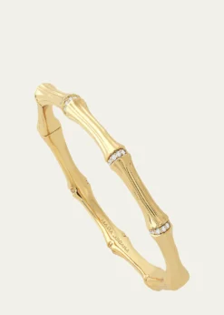 Anabel Aram JewelryBamboo Hinged Bangle