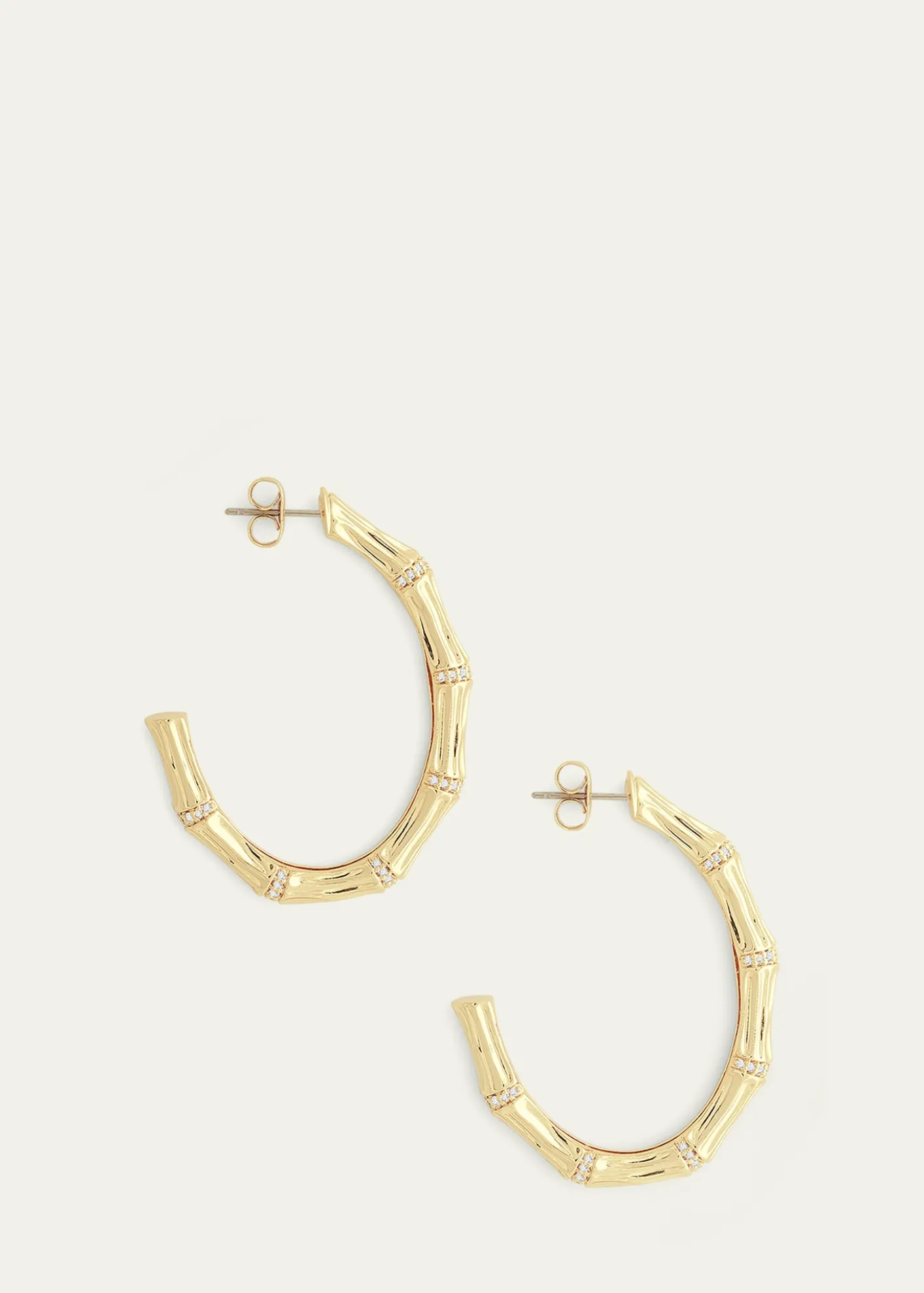 Anabel Aram JewelryBamboo Single Hoop Earrings