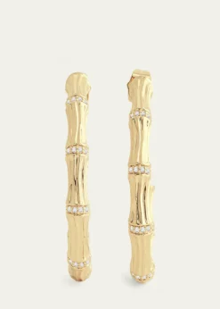Anabel Aram JewelryBamboo Single Hoop Earrings