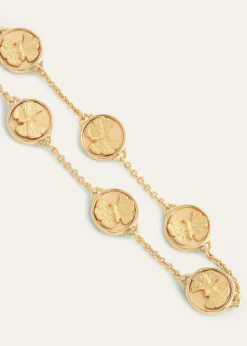 Anabel Aram JewelryButterfly Coin Charm Bracelet