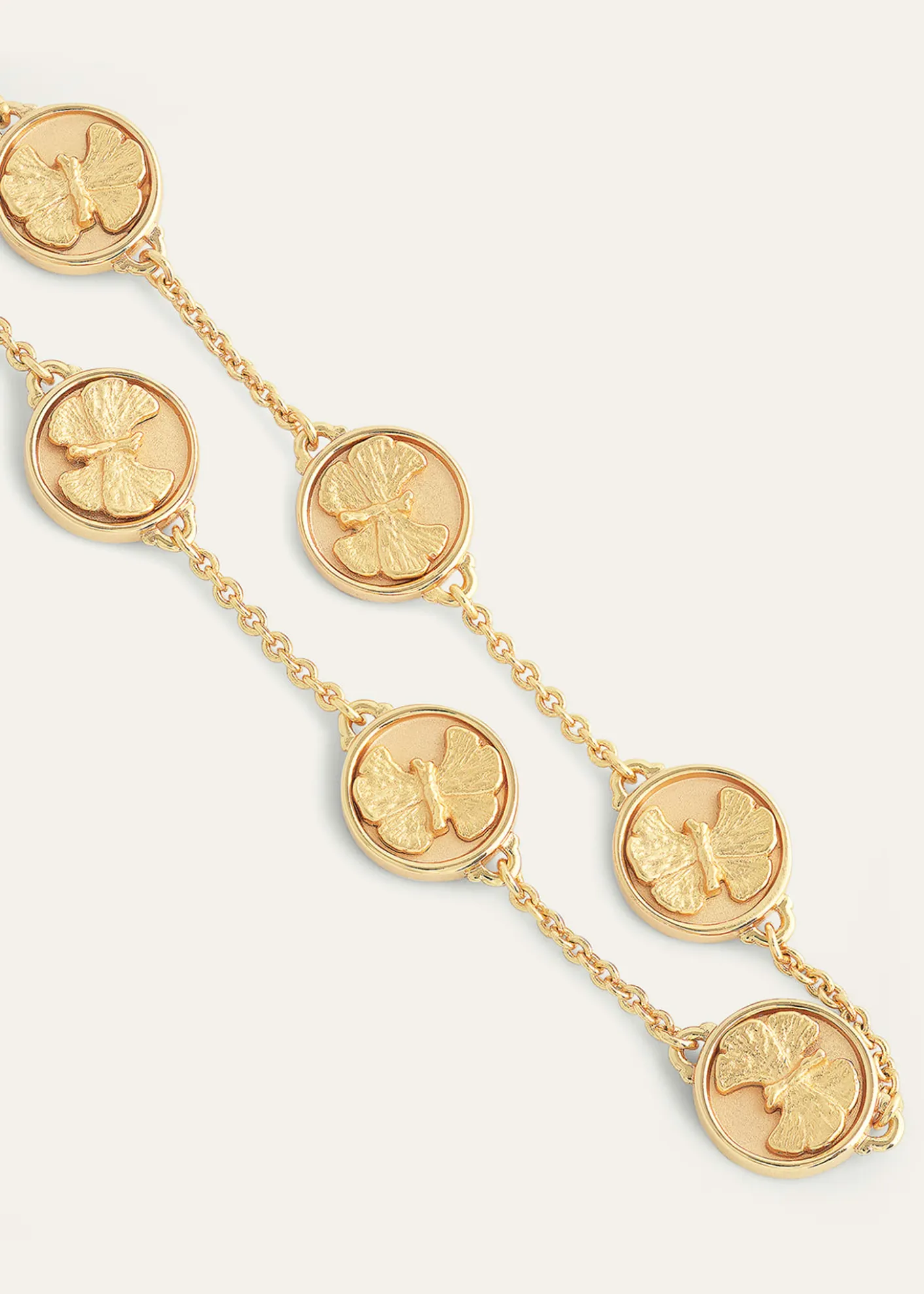 Anabel Aram JewelryButterfly Coin Charm Bracelet