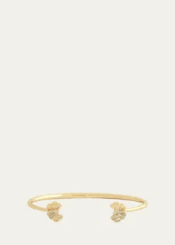 Anabel Aram JewelryCubic Zirconia Butterfly Bangle Bracelet