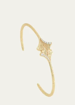 Anabel Aram JewelryGinkgo Leaves Cuff