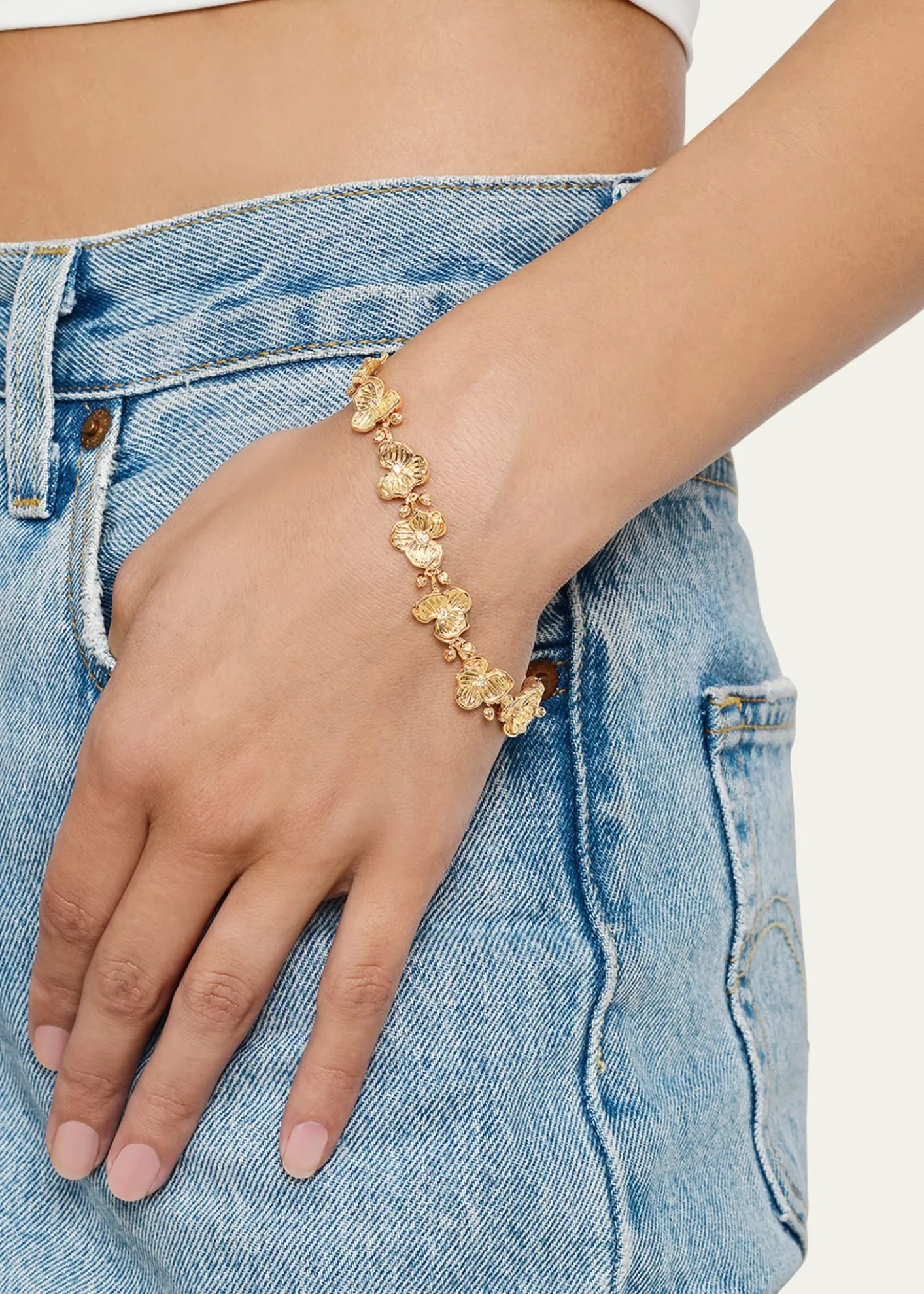 Anabel Aram JewelryOrchid Link Bracelet