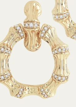 Anabel Aram JewelryBamboo Double Hoop Earrings