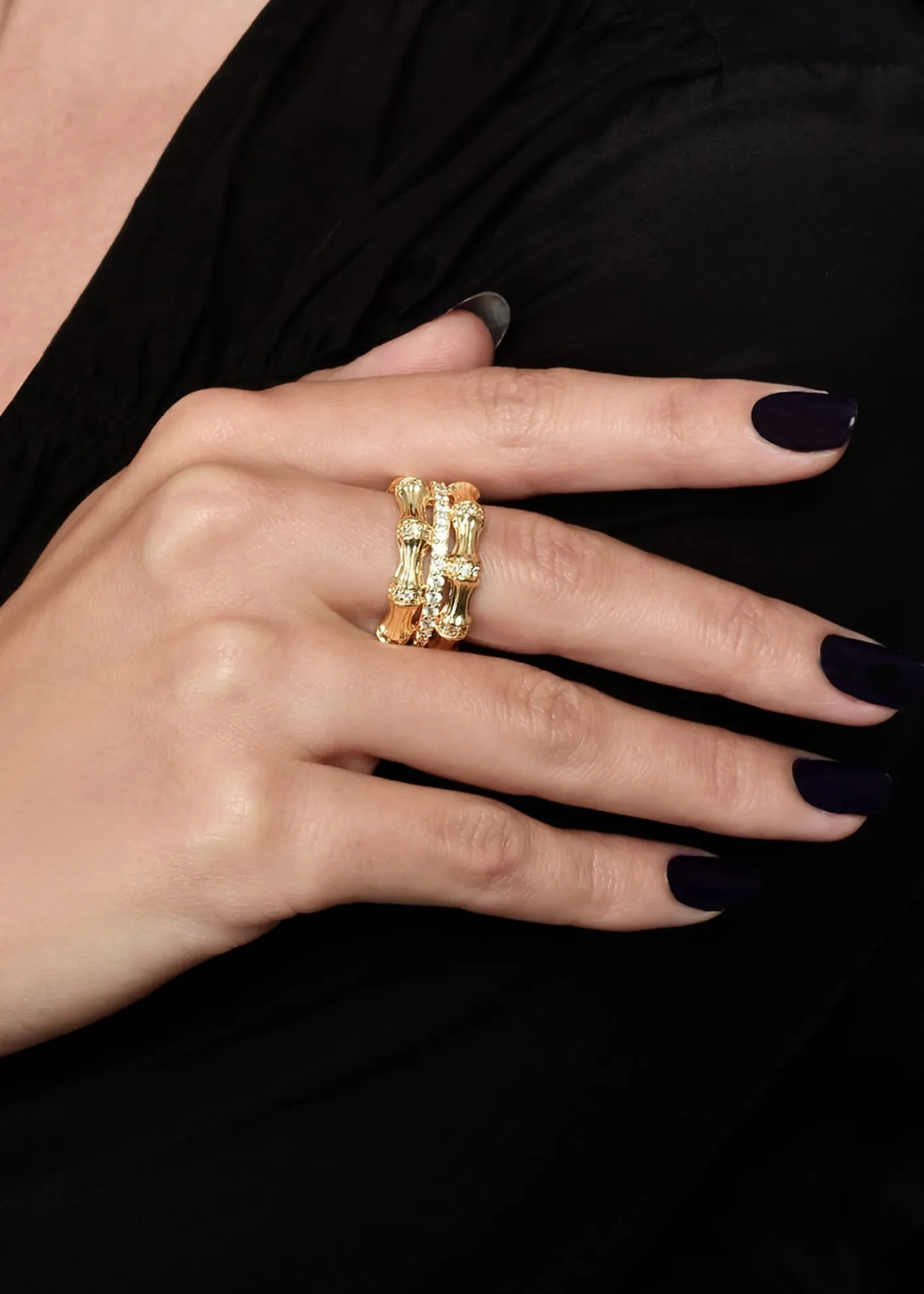 Anabel Aram JewelryBamboo Stack Ring