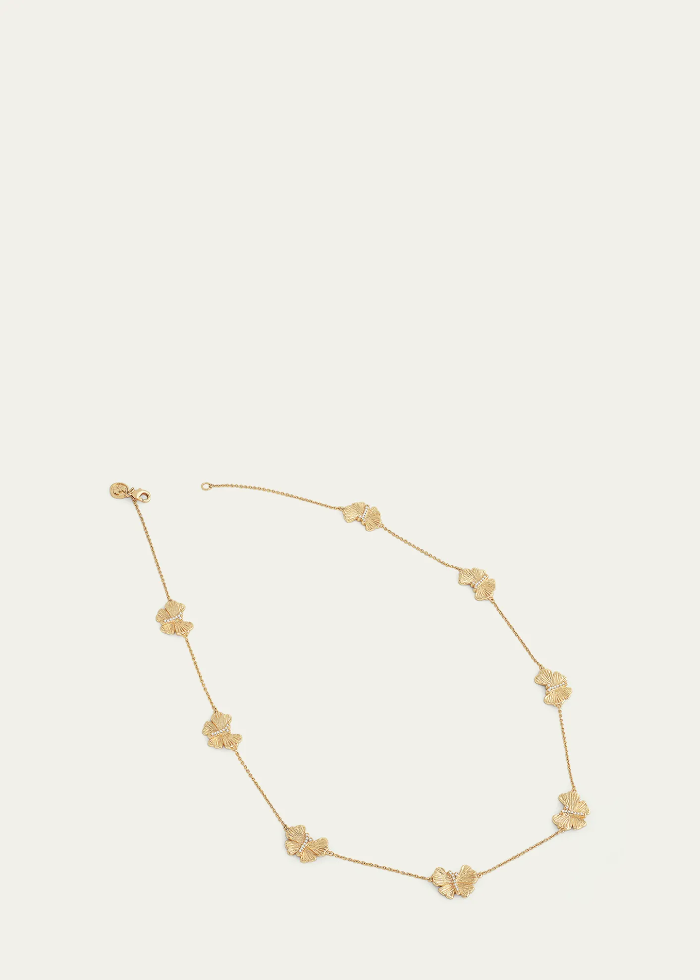 Anabel Aram JewelryButterfly Gold Station Necklace