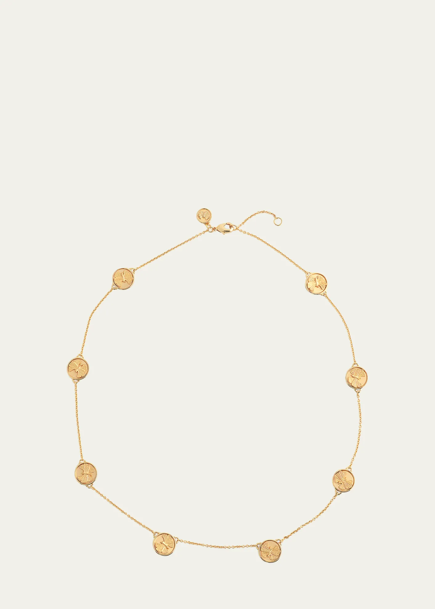 Anabel Aram JewelryButterfly Coin Stationary Necklace