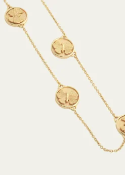 Anabel Aram JewelryButterfly Coin Stationary Necklace