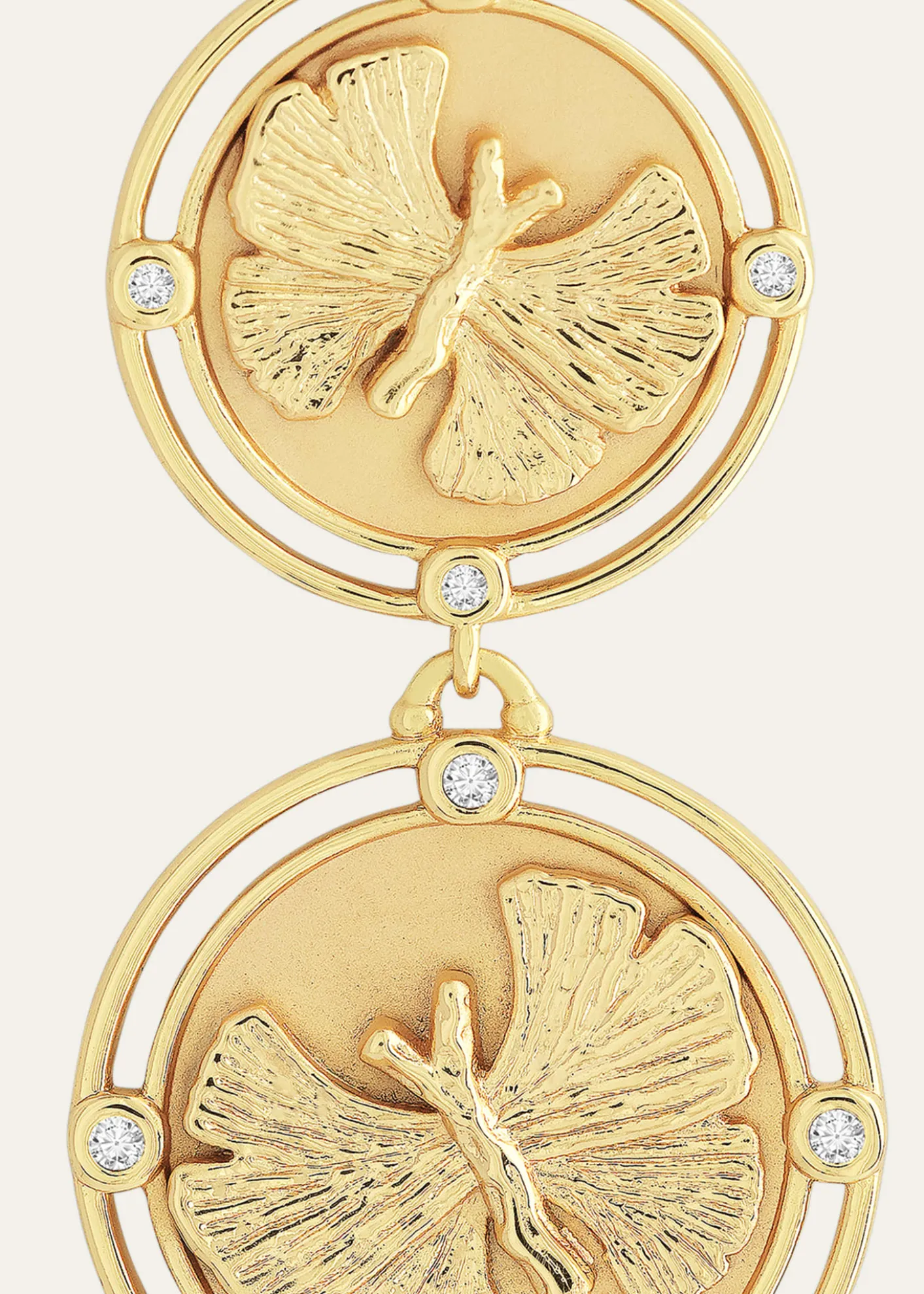 Anabel Aram JewelryButterfly Coin Drop Earrings