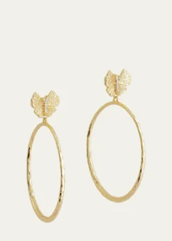 Anabel Aram JewelryButterfly Single Hoop Earrings