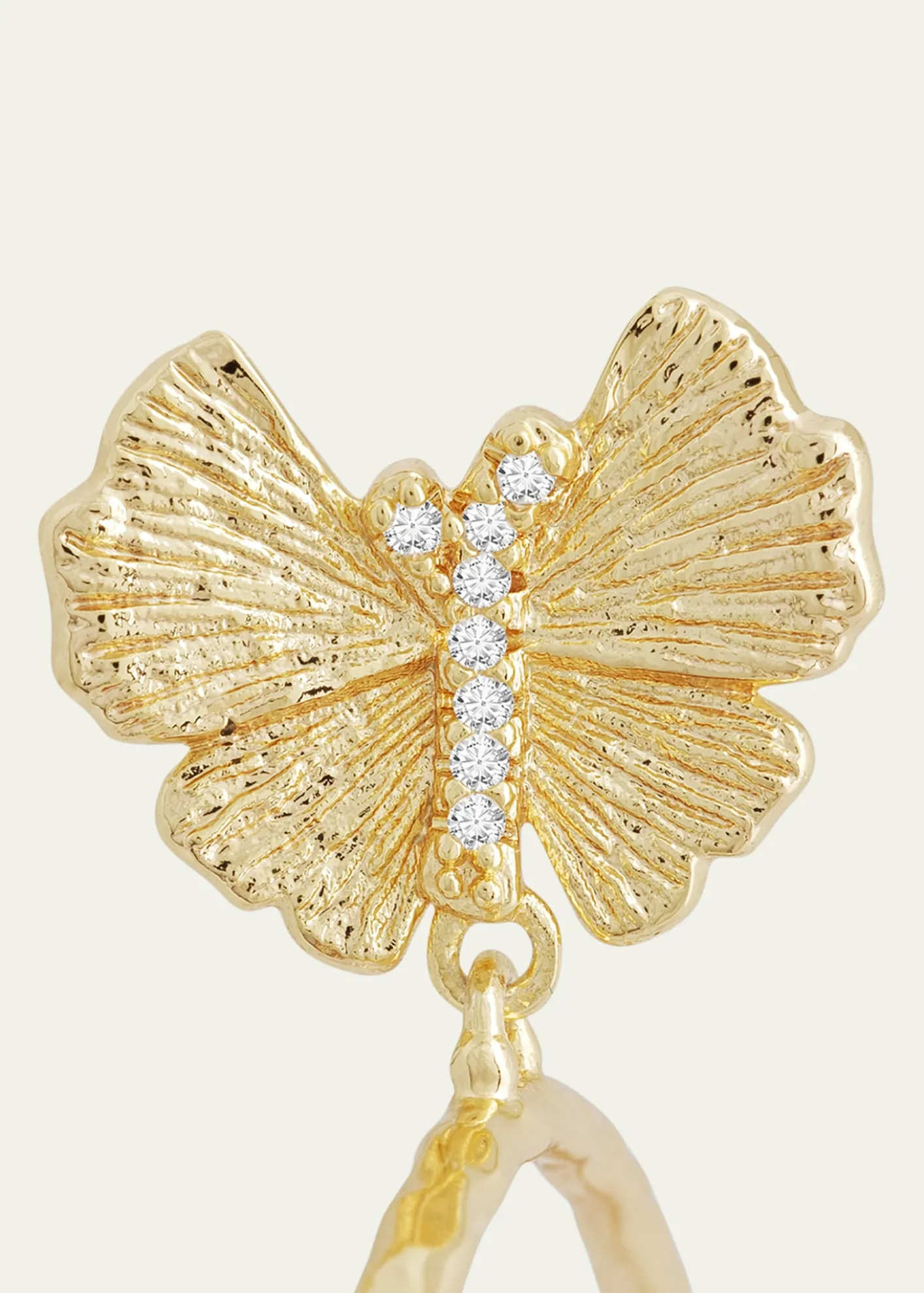 Anabel Aram JewelryButterfly Single Hoop Earrings