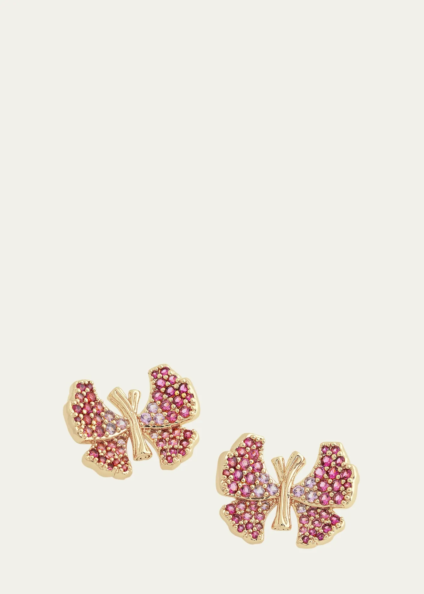 Anabel Aram JewelryCubic Zirconia Butterfly Stud Earrings