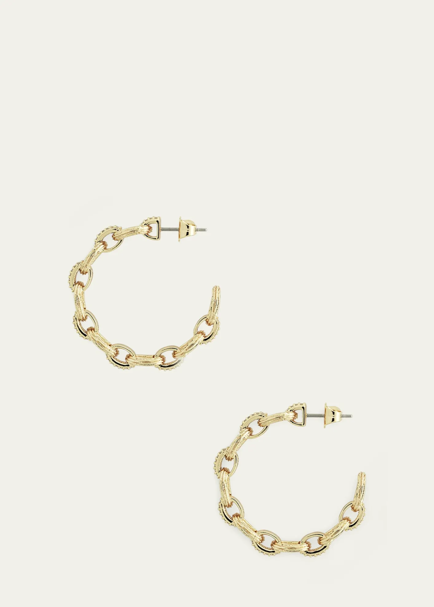 Anabel Aram JewelryEnchanted Forest Chain Hoop Earrings