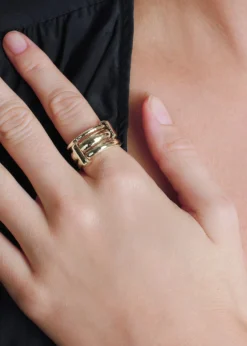 Anabel Aram JewelryFarrier Triple Connected Ring