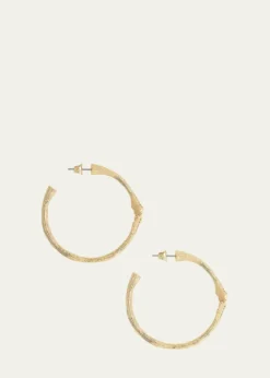 Anabel Aram JewelryGinkgo Hoop Earrings