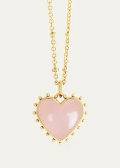 Anabel Aram JewelryHeart Stone Pendant Necklace