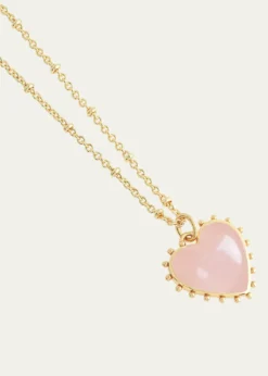 Anabel Aram JewelryHeart Stone Pendant Necklace