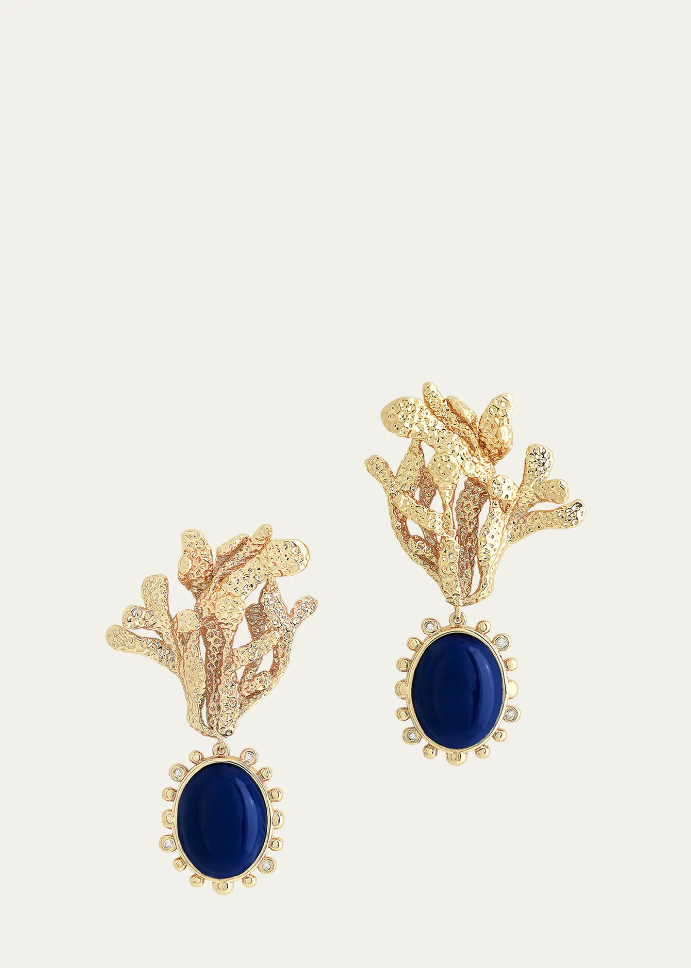 Anabel Aram JewelryKelp with Lapis Drop Earrings