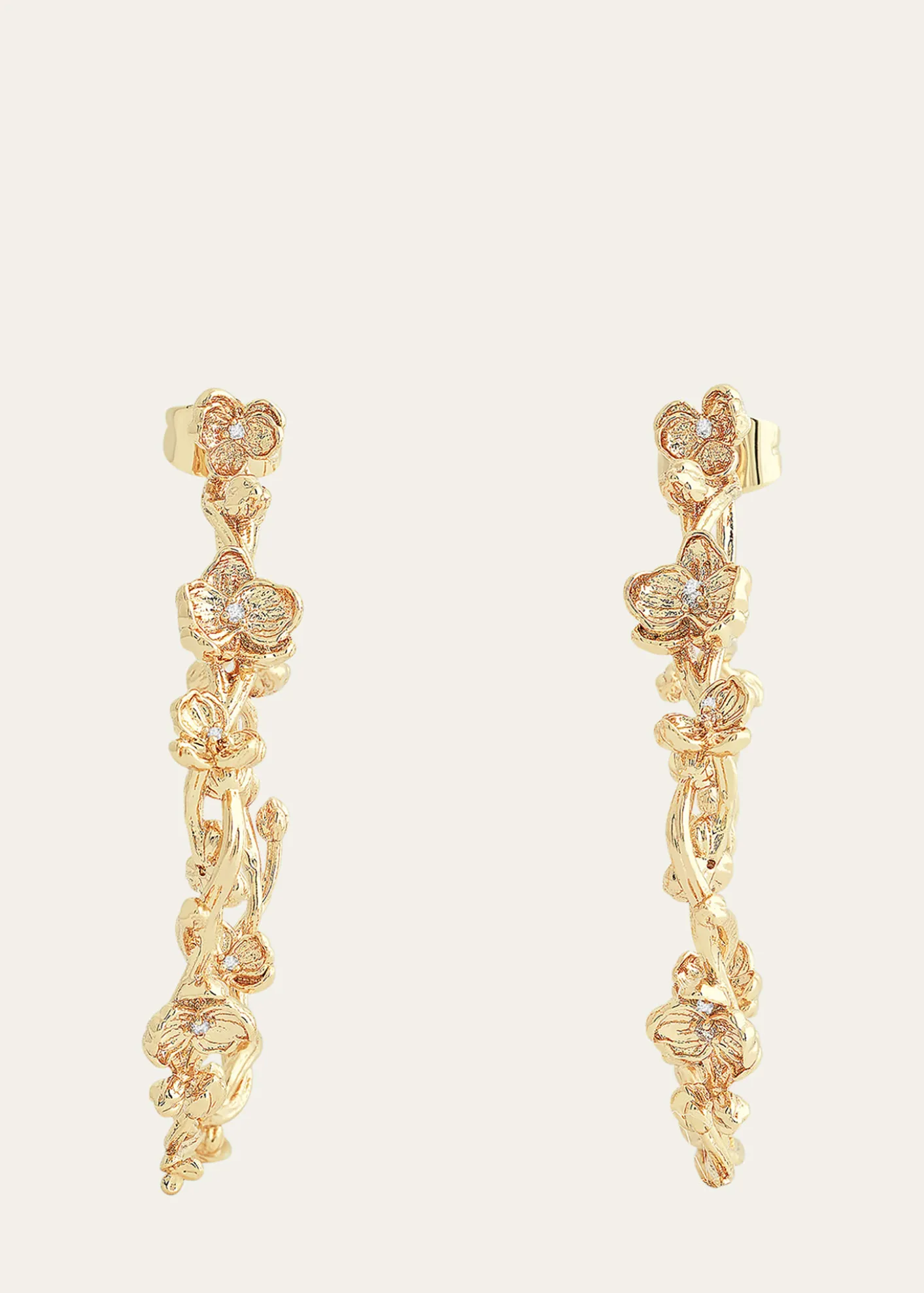Anabel Aram JewelryOrchid Hoop Earrings