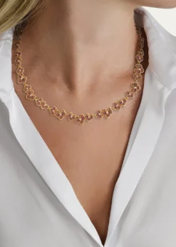 Anabel Aram JewelryOrchid Pave Tennis Necklace