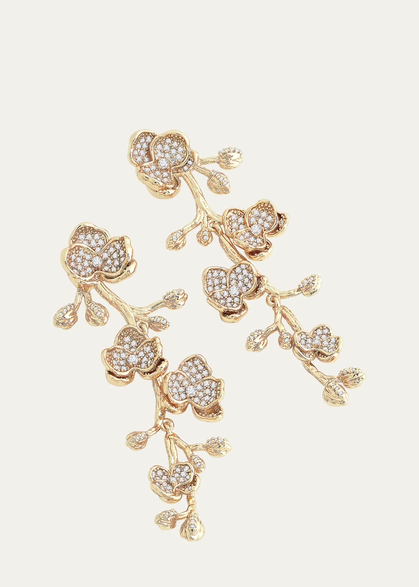 Anabel Aram JewelryOrchid Pave Dangle Earrings