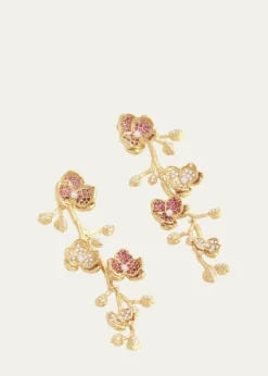 Anabel Aram JewelryOrchid Pave Dangle Earrings