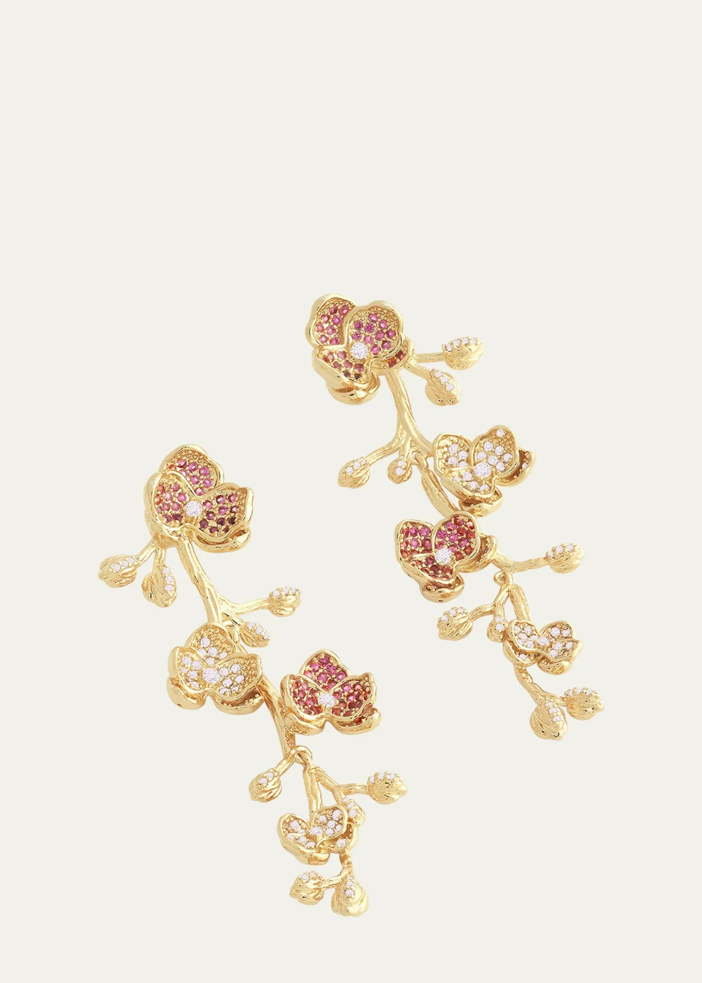 Anabel Aram JewelryOrchid Pave Dangle Earrings