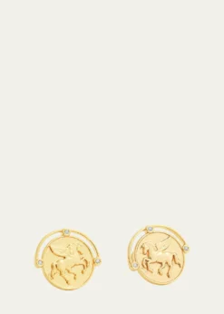 Anabel Aram JewelryPegasus Coin Stud Earrings