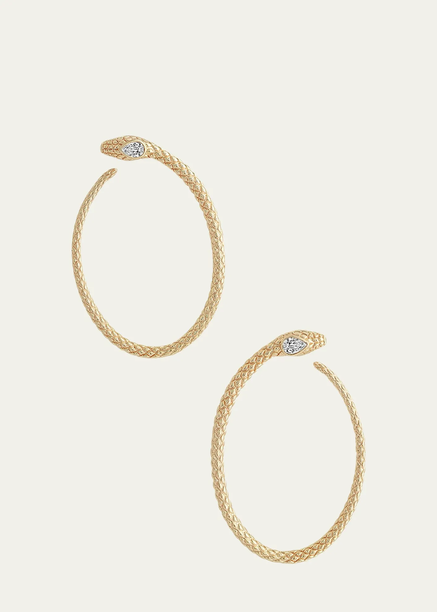 Anabel Aram JewelrySerpent Hoop Earrings