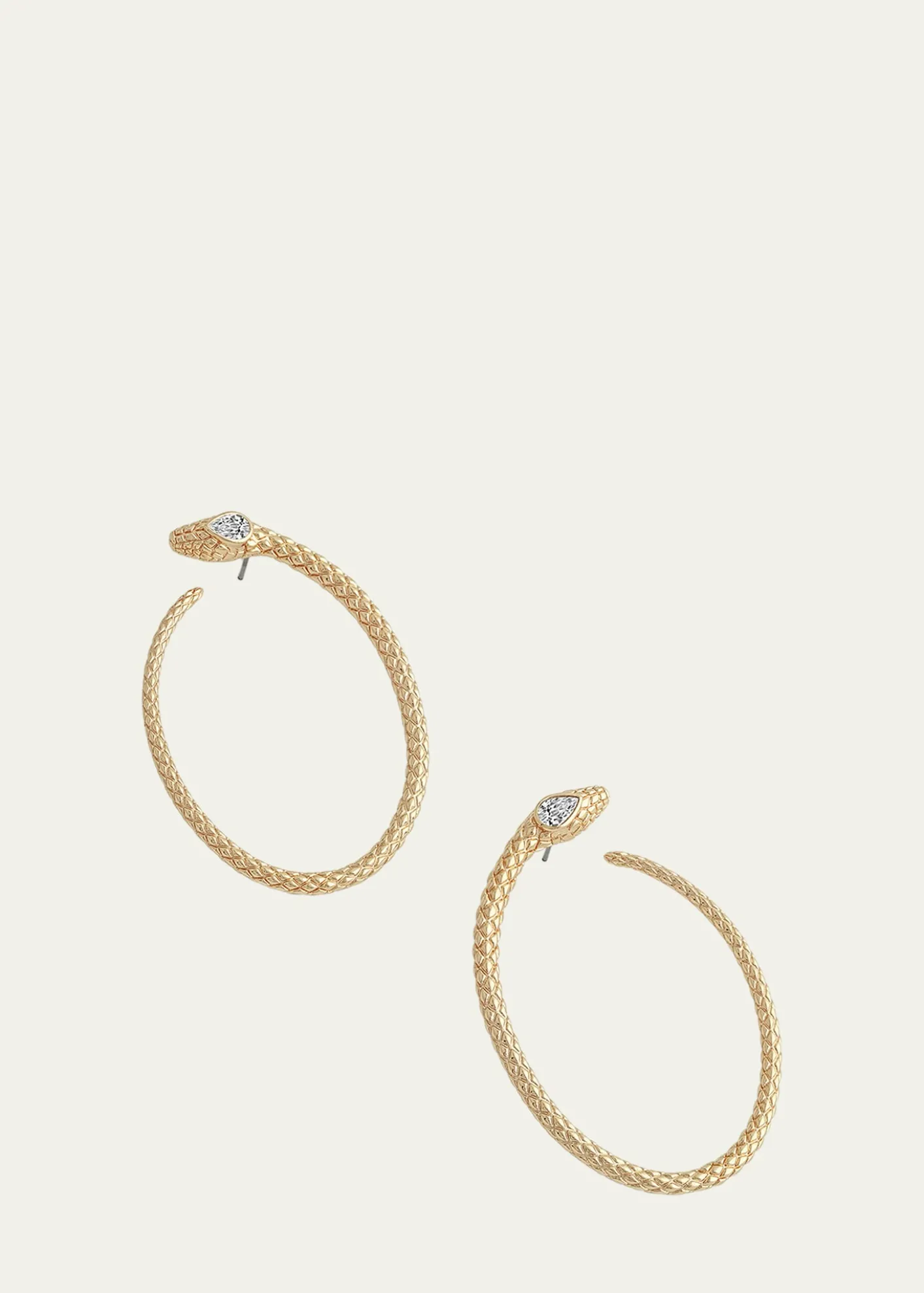 Anabel Aram JewelrySerpent Hoop Earrings