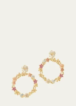 Anabel Aram JewelryWildflowers Gathered Hoop Earrings