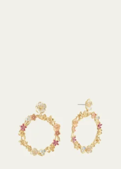 Anabel Aram JewelryWildflowers Gathered Hoop Earrings