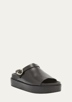 Ancient Greek SandalsArachova Platform Leather Mules