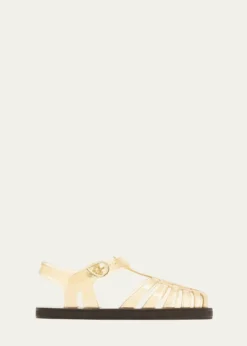 Ancient Greek SandalsHomeria Transparent Jelly Fisherman Sandals