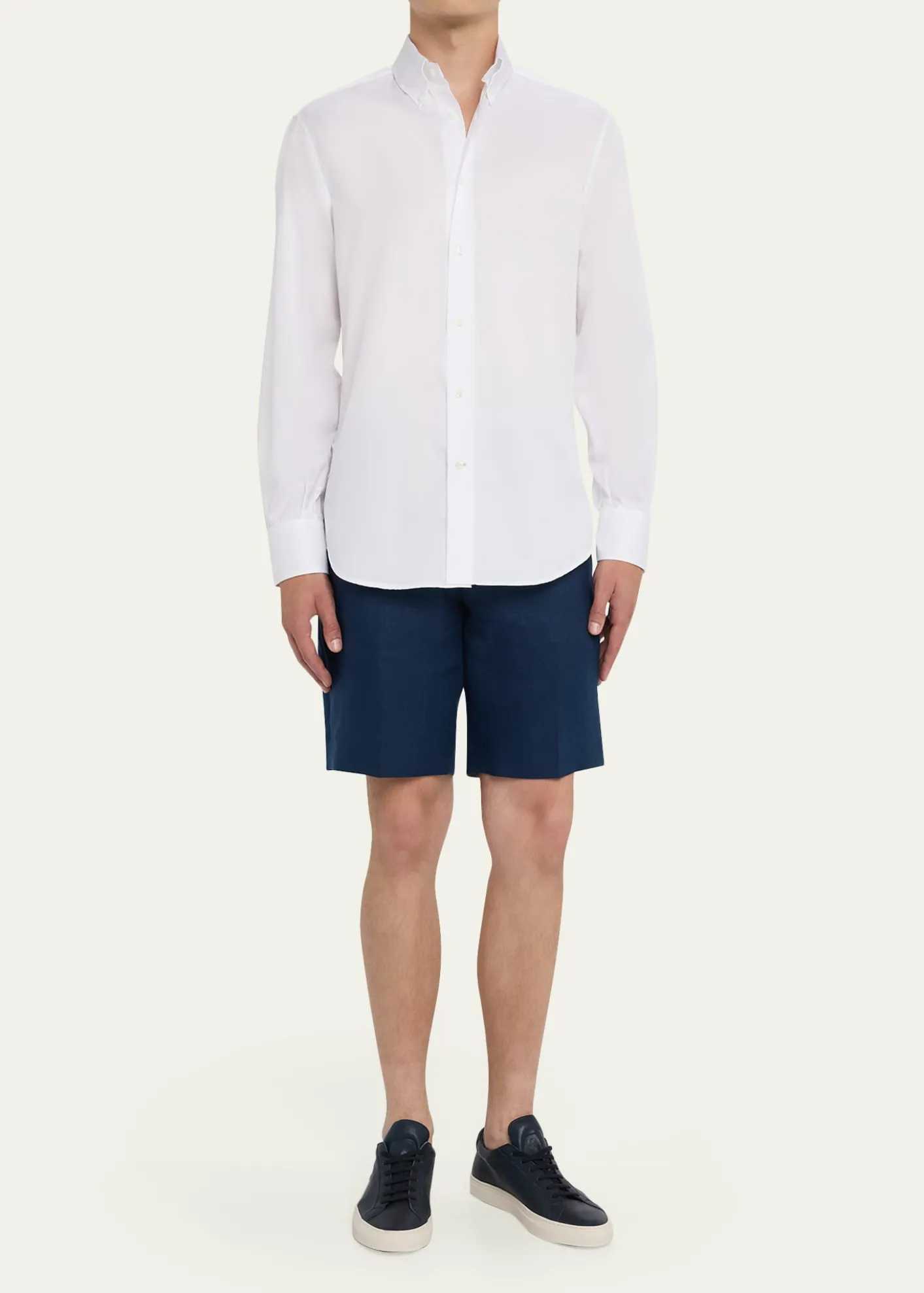 Anderson & SheppardMen's Linen Beach Shorts