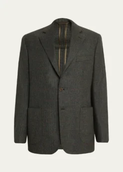 Anderson & SheppardMen's Single-Breasted Wool Cashmere Sport Coat