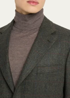 Anderson & SheppardMen's Single-Breasted Wool Cashmere Sport Coat