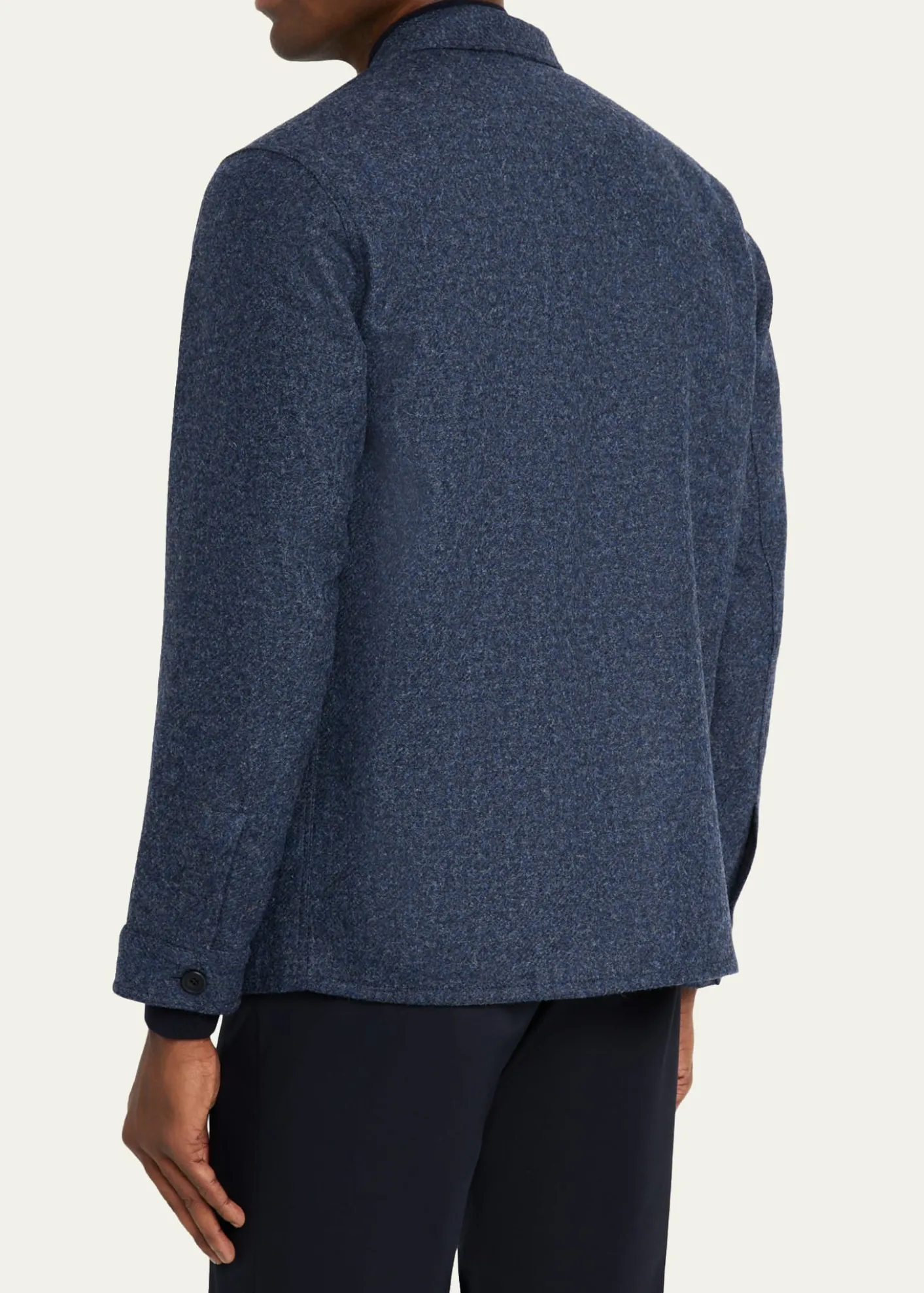 Anderson & SheppardMen's Wool Patch-Pocket Shirt Jacket