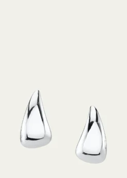 Anita Ko18K White Gold Plain Claw Earrings