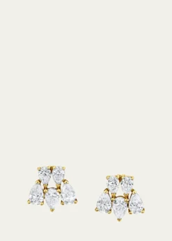 Anita Ko18K Yellow Gold Clara Diamond Earrings