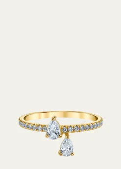 Anita Ko18K Yellow Gold Diamond Princess Eternity Ring