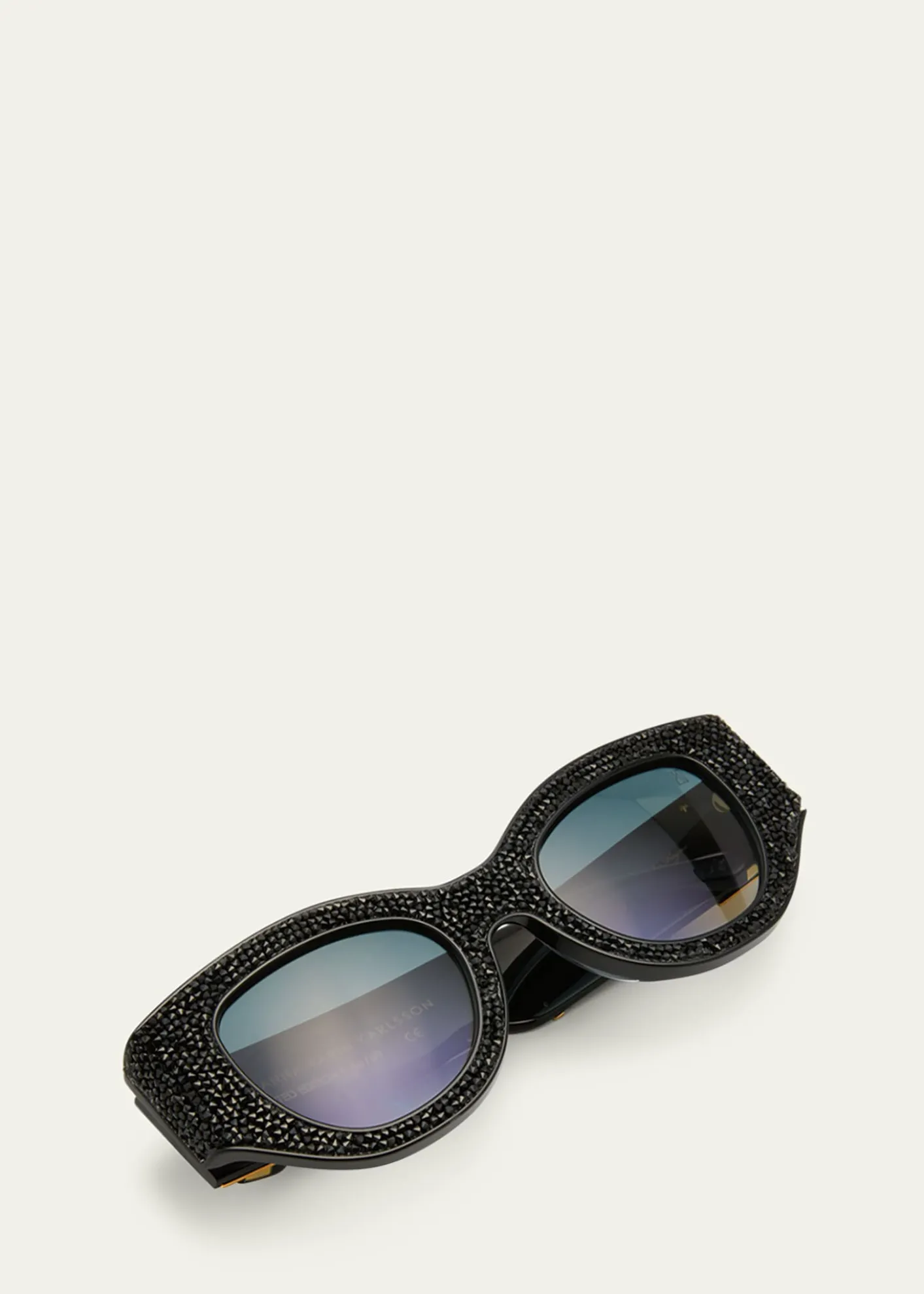 Anna-Karin KarlssonLucky Goes to Vegas Crystals & Acetate Cat-Eye Sunglasses