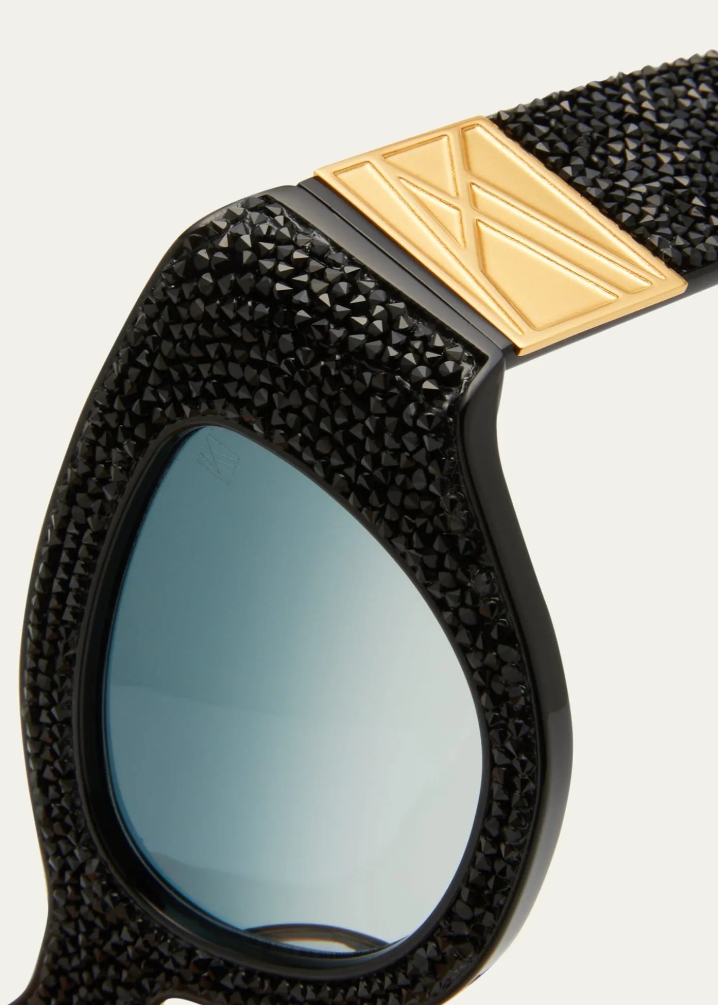 Anna-Karin KarlssonLucky Goes to Vegas Crystals & Acetate Cat-Eye Sunglasses