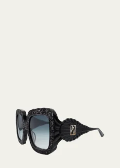 Anna-Karin KarlssonShades of Shelly Crystal Square Sunglasses