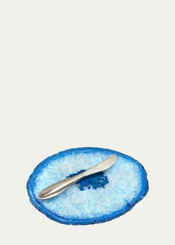 ANNA New YorkIta Blue Cheese Plate & Forma Spreader