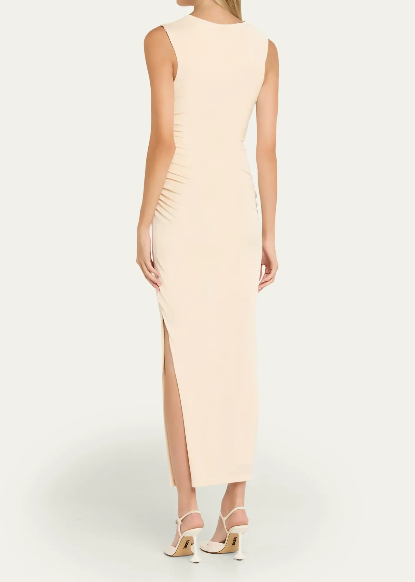 Anna QuanAmali Draped Cowl-Neck Jersey Dress