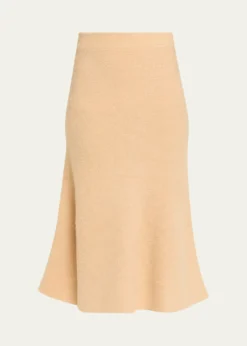 Anna QuanCampbell Bouclé Knit Midi Skirt